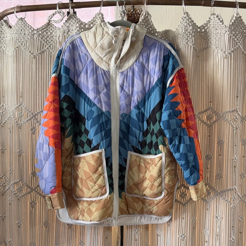 Free People Pria Packable Jacket Parka Coat Everest Quilted - Picture 2 of 6